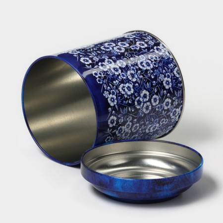 Bank for bulk products "Ultramarin", 0.8 l, d = 9.9 cm, h = 11 cm, tin-3