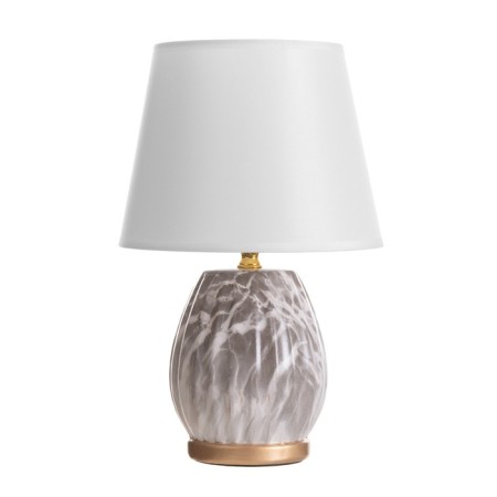 Table lamp "Valeria" 1x40W E14 Black/White 20x20x31cm-5