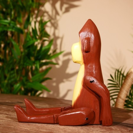 Souvenir "Monkey" hanging paws, wood 40 cm-2