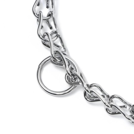 Collar - a noose with a sign for engraving, weaved, 40 cm, wire thickness 2 mm-1