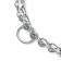 Collar - a noose with a sign for engraving, weaved, 40 cm, wire thickness 2 mm