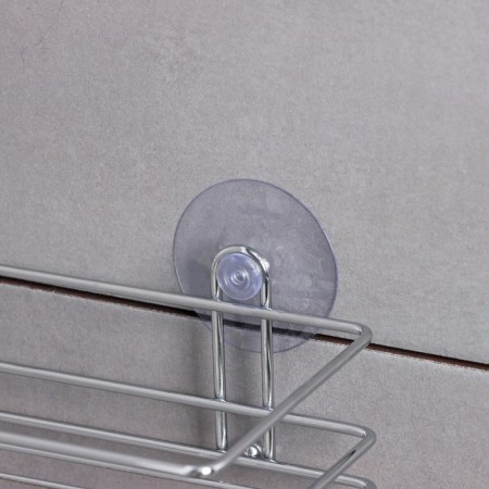 Shelf on vacuum suction shafts, 25 × 11 × 7 cm-3