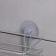 Shelf on vacuum suction shafts, 25 × 11 × 7 cm