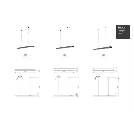 LED LED GEOMETRIA BLOCK 36W 4000K 2800LM IP40 12x13x5 white-9