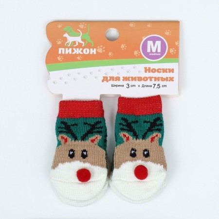 Noskes non -slip "deer", size M (3/4 * 7.5 cm), set 4 pcs-2