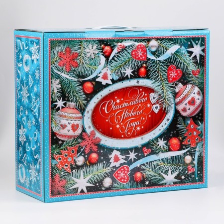Box Gift New Year Big Box 34 x30 x 14 cm-2