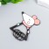 Keychain-keyword metal "Mouse in a scarf" 4.4x3.7 cm
