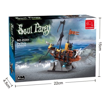 Pirate designer "Frigate in Reef", 154 details-2