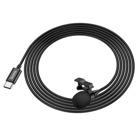 The loop microphone Hoco L14, Type-C, 2 m, black-5