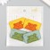 Decor for creativity claims. suede "joyful frog" mix 5.5x3.4 cm