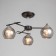 Chandelier 1108/3cr E27 40W Black-chromium 54x54x24 cm Bayerlux