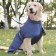Popon for large dogs, membrane fabric, size 2xl (DS 43, Osh 46, OG 62-68 cm), blue