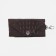 Key on the button, length 11 cm, 6 carbines, brown color