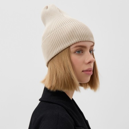 Women's hat Minaku, rr 52-56, beige color-4