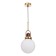 Lamp Bayerlux 1654/1 E27 40W gold 20x20x41-141 cm