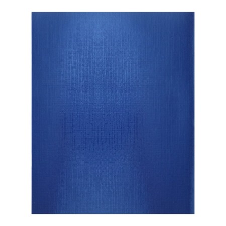 Notebook of 48 sheets in the Metallic cage cover of boumvinyl, OFSET block, blue
