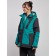 Ski jacket female, size 56, dark green color