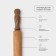 Rockbrush with rotating handles, 50 × 4.2 cm, beech