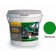 Paint for roofs and basements, 7 kg, green color