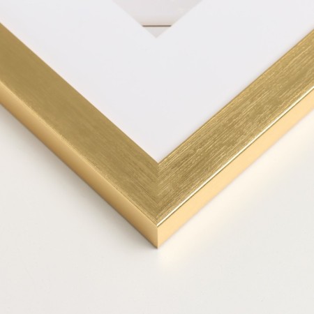 Photo frame plastic Gallery 20x20 cm, 641811 gold (plastic screen)-2