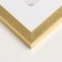 Photo frame plastic Gallery 20x20 cm, 641811 gold (plastic screen)