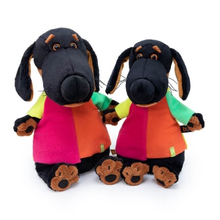 Soft toy "Waxon in a multi -colored T -shirt", 25 cm-3