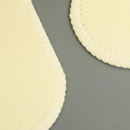 Disposable slippers, Light standard, milk / white, with a closed cape, 42 p.-5