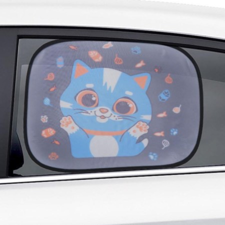 Curtains on the side glass "Kitten", 2 pcs-5