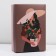 Gift folding box, packaging, “Girl with flowers”, 30 x 20 x 9 cm
