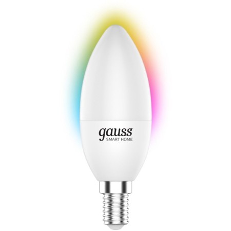 Smart lamp Gauss Iot Smart Home E14 5W 470lm Wi-Fi (pack: 1pc) (1190112)