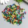 Beads for PVC Creativity "Autumn Rings" set ≈ 330 pcs 0.1x0.4x0.4 cm