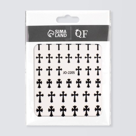 Nail stickers 9.3*7.2cm Cross Jo-2205 CherN-2