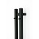 Electric towel Grois Orso, 110x1200 mm, 3 crossbars, lower rights, black