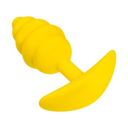 Anal plug Eromantica vikki, bee, silicone, 35x90 mm, yellow color-5