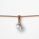 Strazinka pendant large, 40 cm, white color in gold