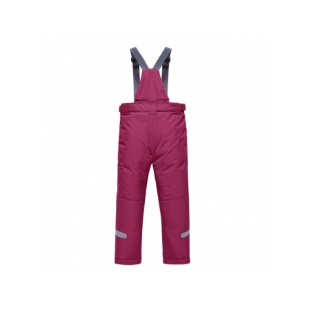 Ski costume for a girl, height 110 cm, burgundy color-5