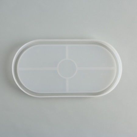Set for creating a gypsum pallet with dried flowers "Oval"-2