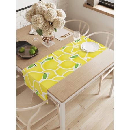 The path on the table "Lemon canvas", Oxford, size 40x145 cm
