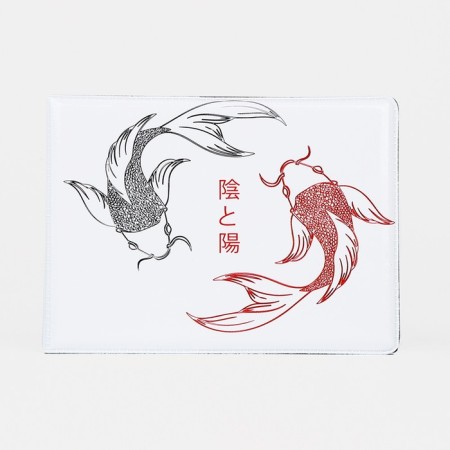 Cover for a student ticket, white color