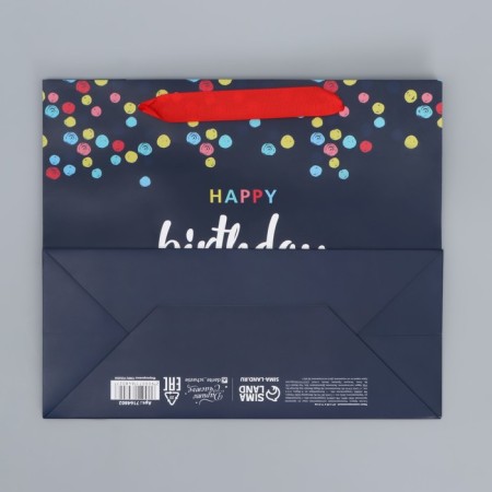 Gift Laminated Horizontal Package, Packaging, Happy Birthday, ML 27 x 23 x 11.5 cm-5