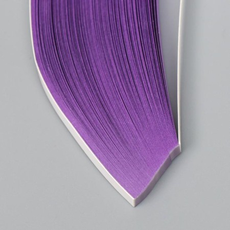 Strips for quilling 120 strips density 120 grams "purple" width 0.5 cm length 53 cm-1