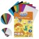 A set of paper with sparkles A5, 7 sheets, 7 colors, 80 g/m2