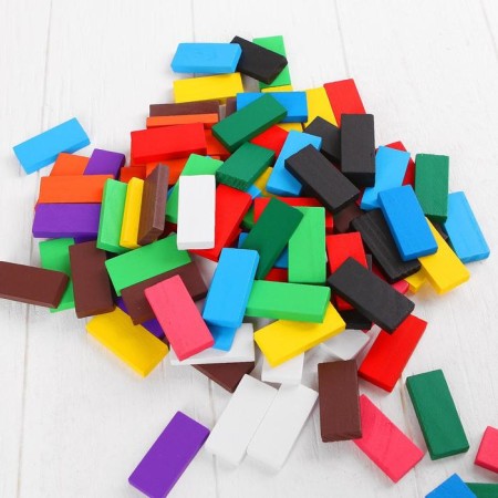 Designer "Brush", 120 elements, size 1 pc: 2 × 4.5 × 0.5 cm-1