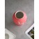 VAZA table "charm", 24cm. velvet, pink