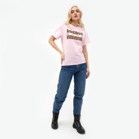Women's T-shirt KAFTAN MUSE, pink color, size 40-42-4