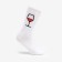 Women's socks, white color/glass, size 38-40