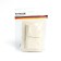 2-seater s/s outlet with a lid, Stekker series Erna, PST16-9015-02, ivory