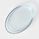 Oval glass oval dish, 32 × 22 × 5 cm