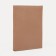 Male purse without fastening, department for passport, beige color