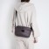 Cross-Bodi Bag on a zipper, brown color